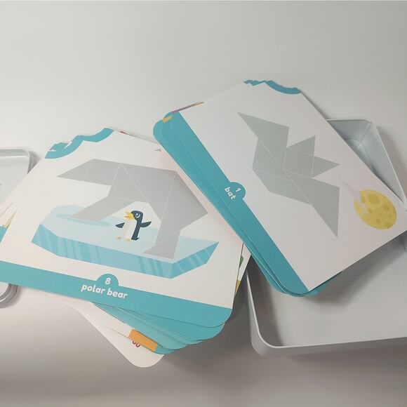 Magnetic Shape Maker Tangram Puzzle Travel Game Therapy Tool Logic Skill Develop - Picture 8 of 10